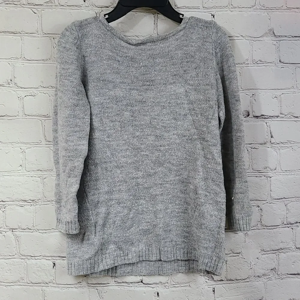 Carter's 5T Unicorn Sweater Lurex Knitted Gray Metallic Gold Pullover Toddler 5
